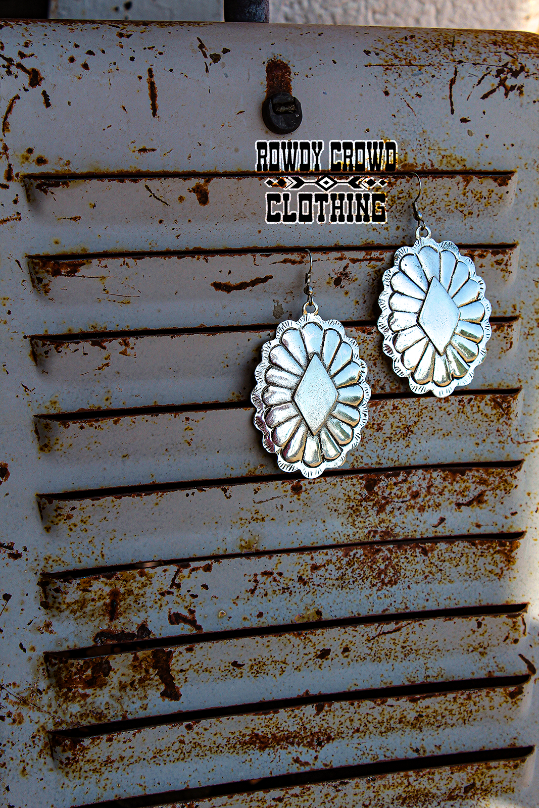 Choctaw Concho Earrings